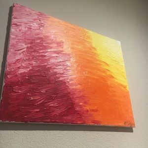 Sunset/ canvas
